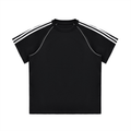 Striped Contrast Stitch T-Shirt