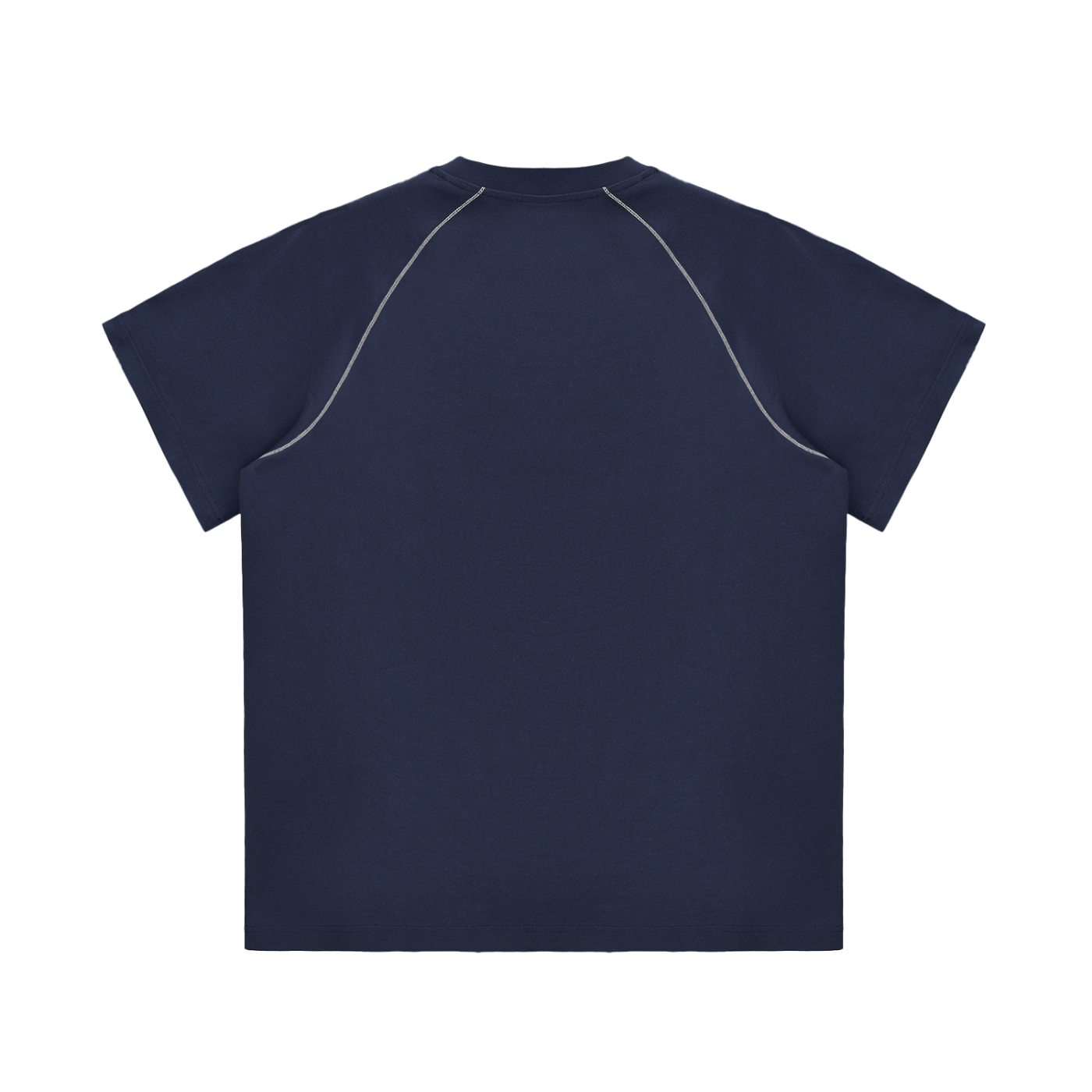 Striped Contrast Stitch T-Shirt