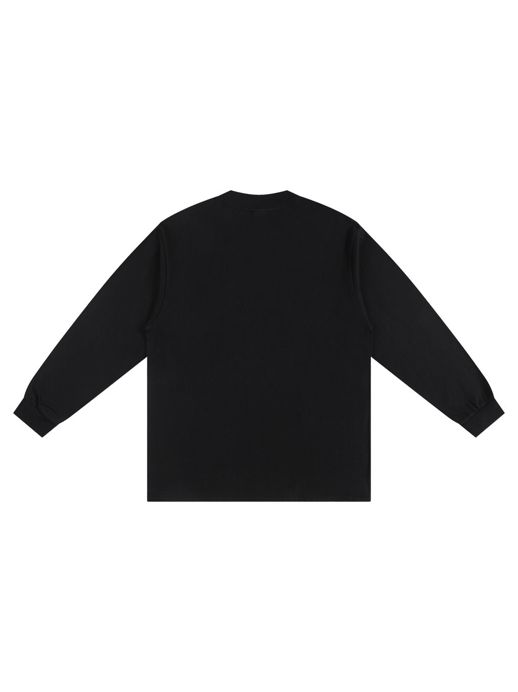 Crew Neck Drop Shoulder Long Sleeve Shirt