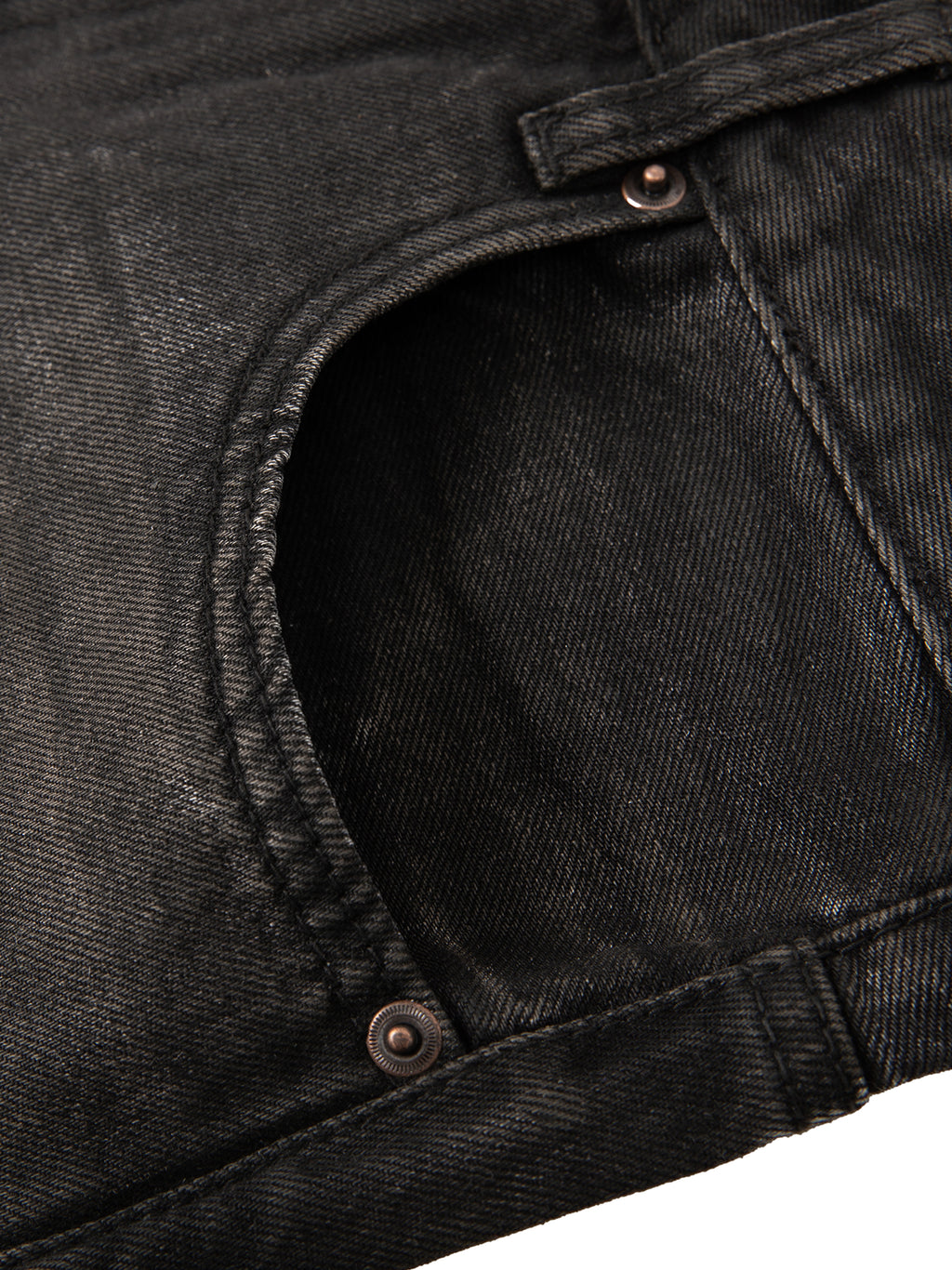 Vintage Wash Heavyweight Denim Jeans