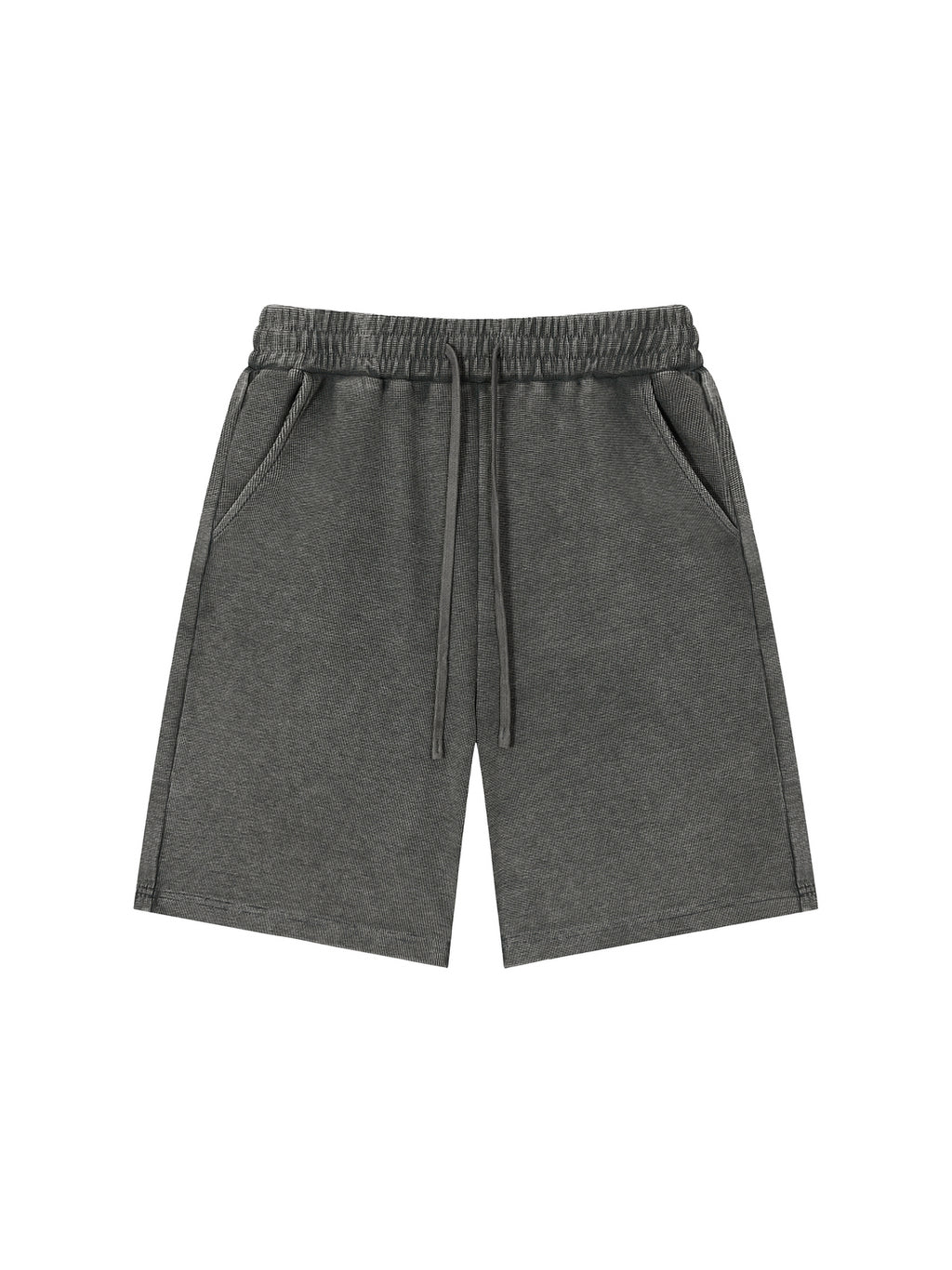 Mineral Wash Waffle Knit Shorts
